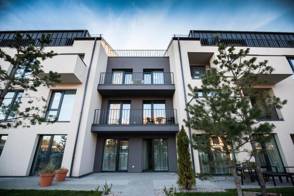 Bygningen som lejlighedshotellet ligger i