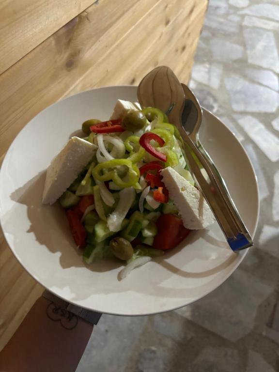 Jedzenie w pensjonacie lub w pobliżu