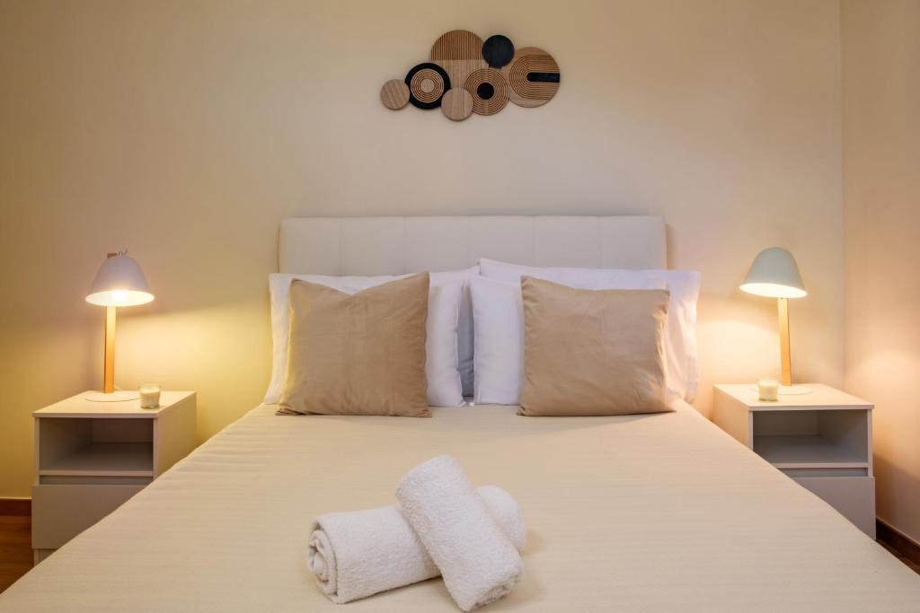 Posteľ alebo postele v izbe v ubytovaní Cecilia Exclusive Villa Corfu
