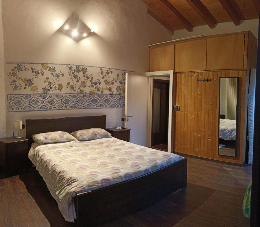 Łóżko lub łóżka w pokoju w obiekcie B&B Casa Mia