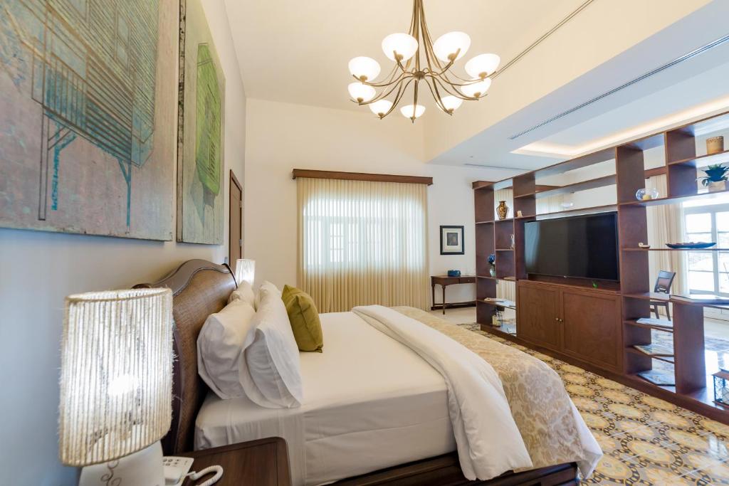 TV a/nebo společenská místnost v ubytování Delfina Boutique Hotel
