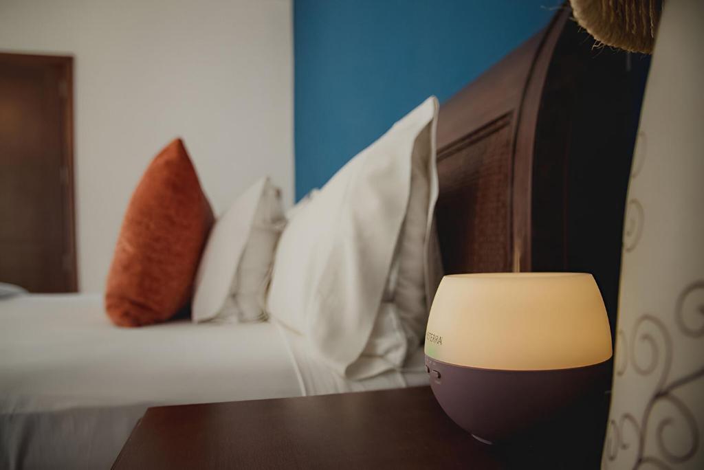 Postel nebo postele na pokoji v ubytování Delfina Boutique Hotel