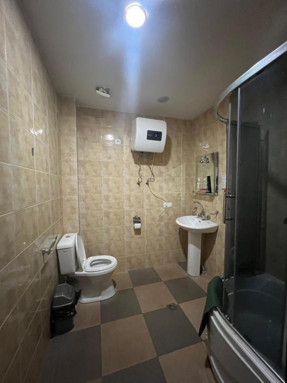 Koupelna v ubytování Juta Guest House