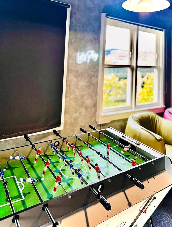 Herní místnost v ubytování Crashpalace Backpackers