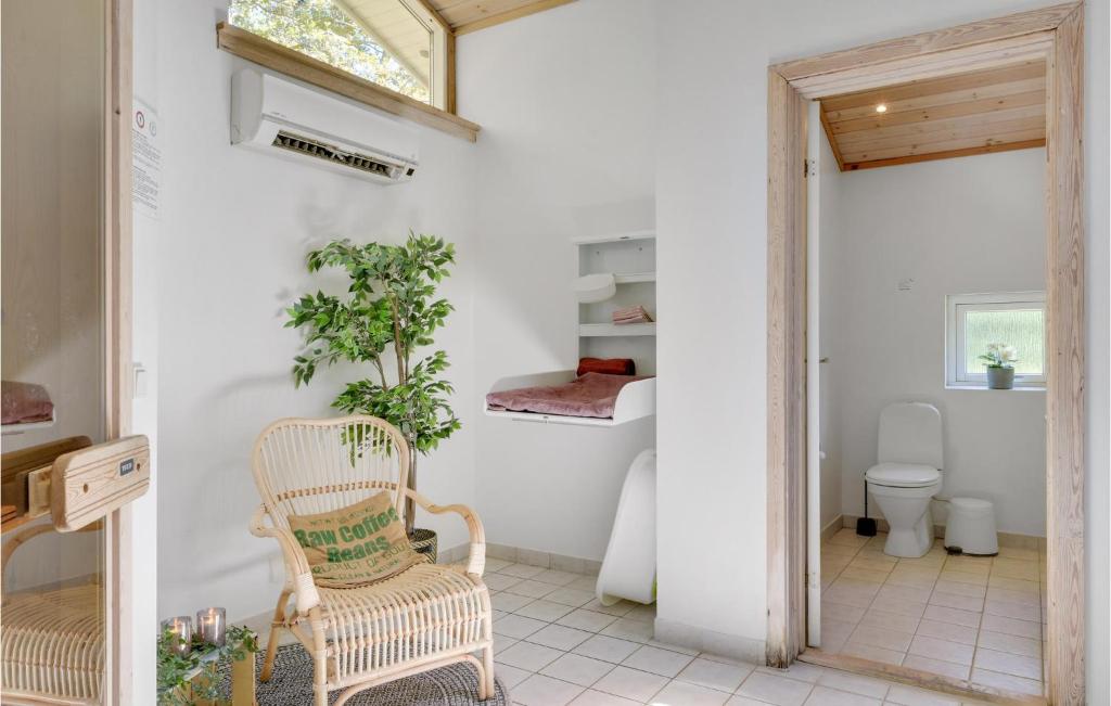 Koupelna v ubytování Holiday Home Vidie-Kjæret