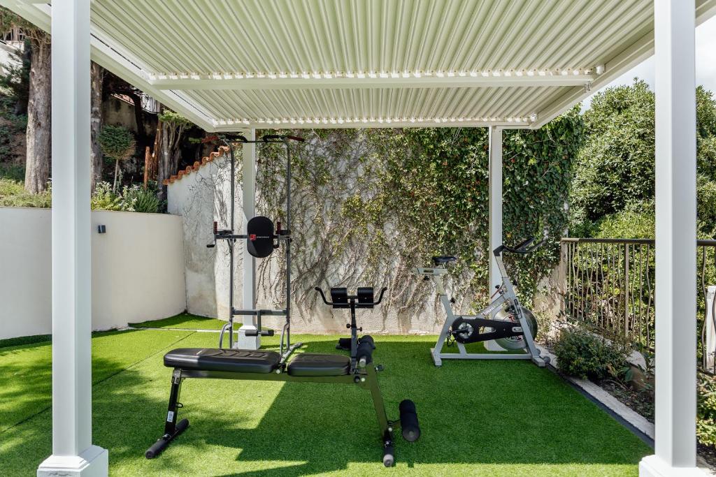 Fitness centrum a/nebo fitness zařízení v ubytování All'oro