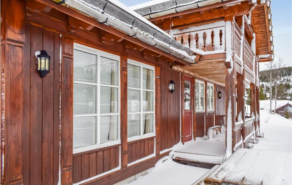 Cozy Home In Rjukan With Kitchen v zimě