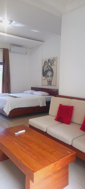 Posezení v ubytování Inang Amang Homestay