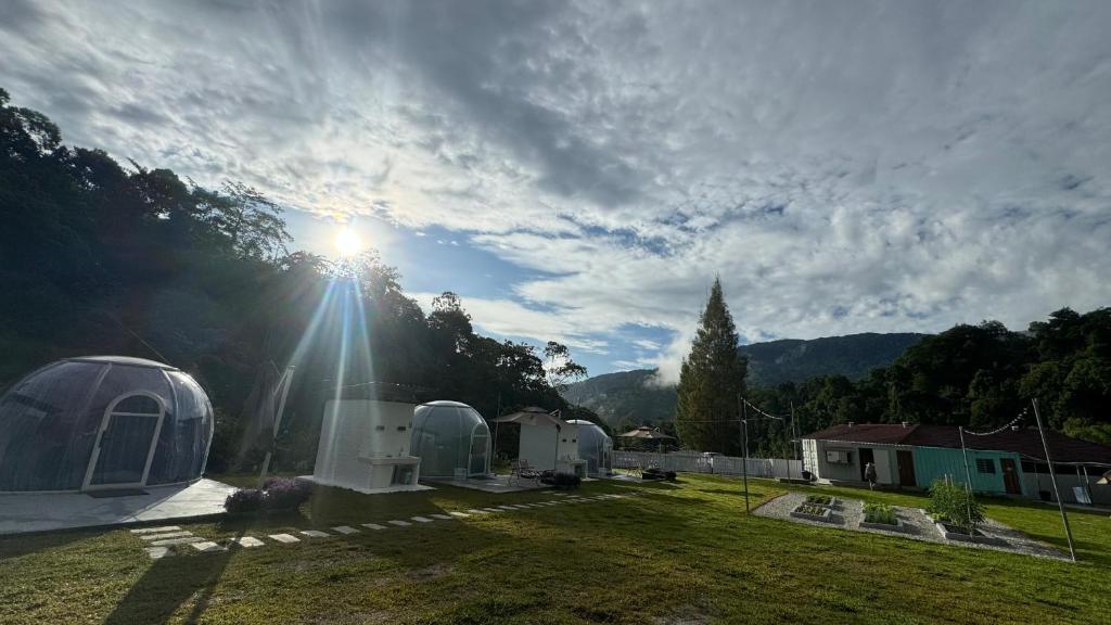 Příroda nedaleko luxury tent