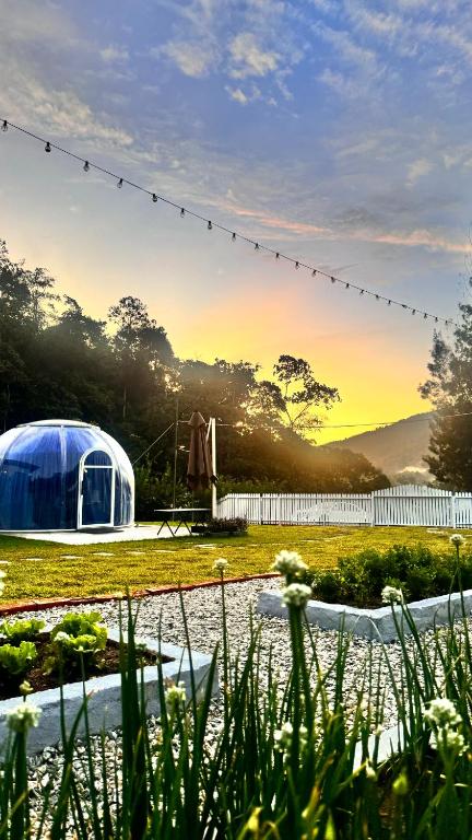 Příroda nedaleko luxury tent