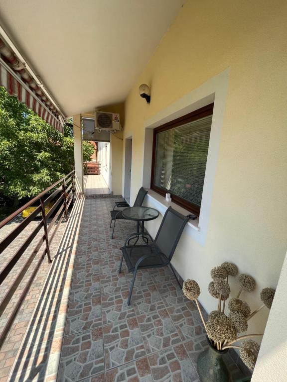 Balkón nebo terasa v ubytování Apartmaji Klabjan - Kaki