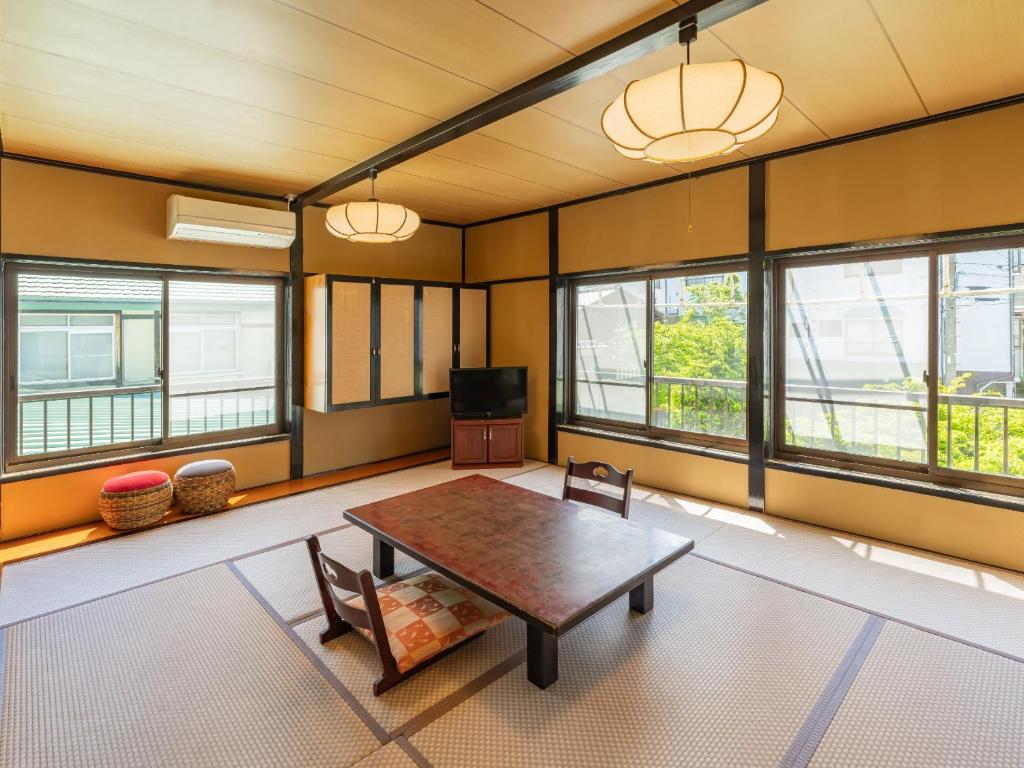 Balkón nebo terasa v ubytování くさつのお宿 清重館 Kiyoshigekan 素泊りの宿