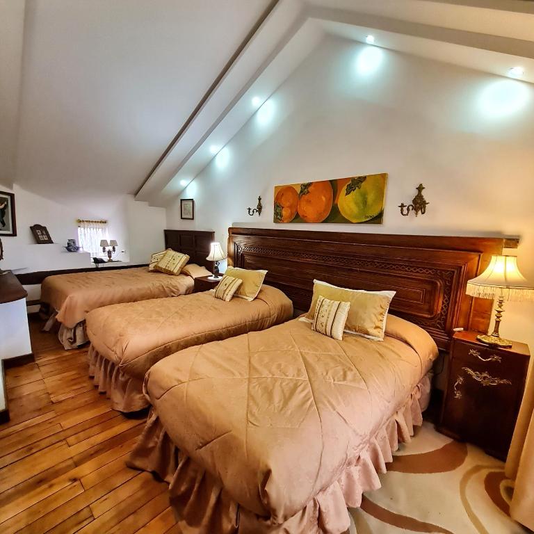 Hotel Boutique Casa San Marcos - Triple Chambre Avec Balcon