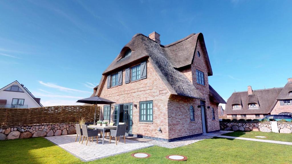 Bygningen som feriehuset ligger i