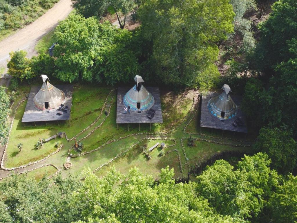 Příroda nedaleko luxury tent