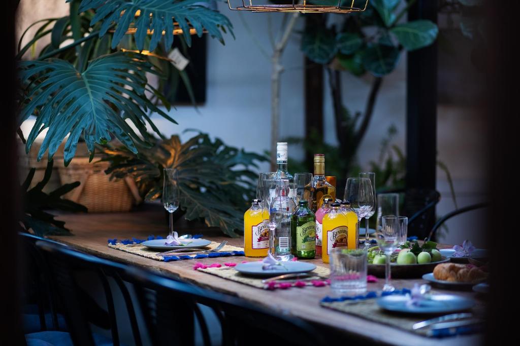 Nápoje v ubytování Peking Yard Boutique Hotel