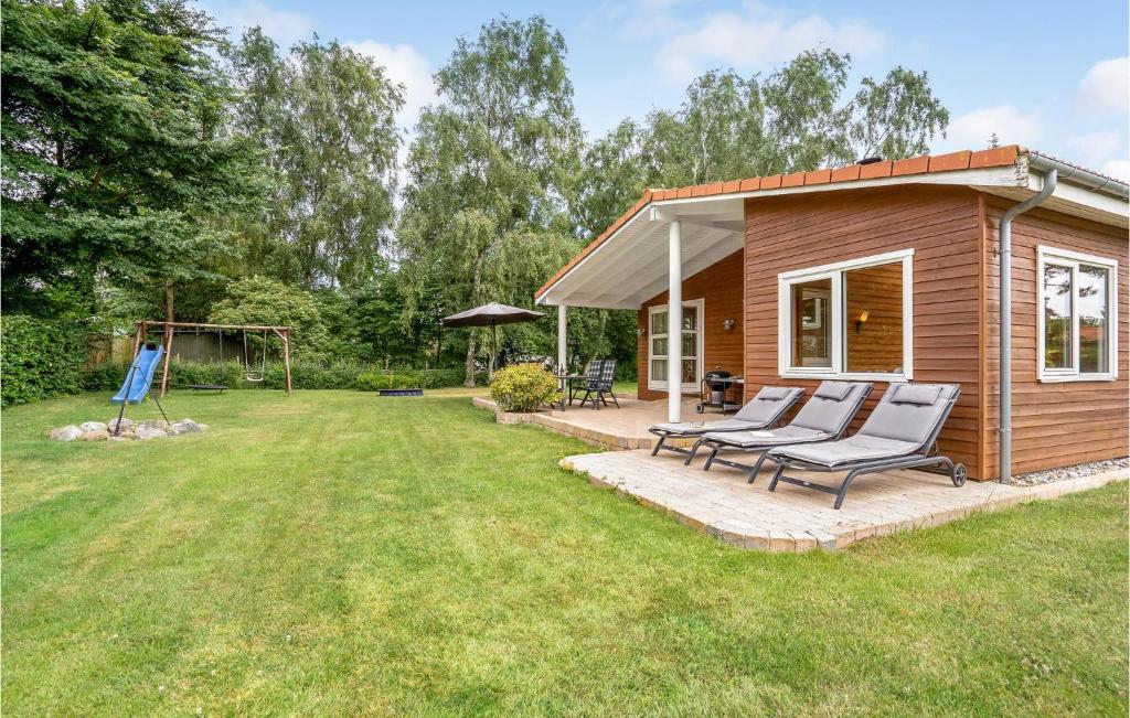 Zahrada ubytování Holiday Home Slusevej