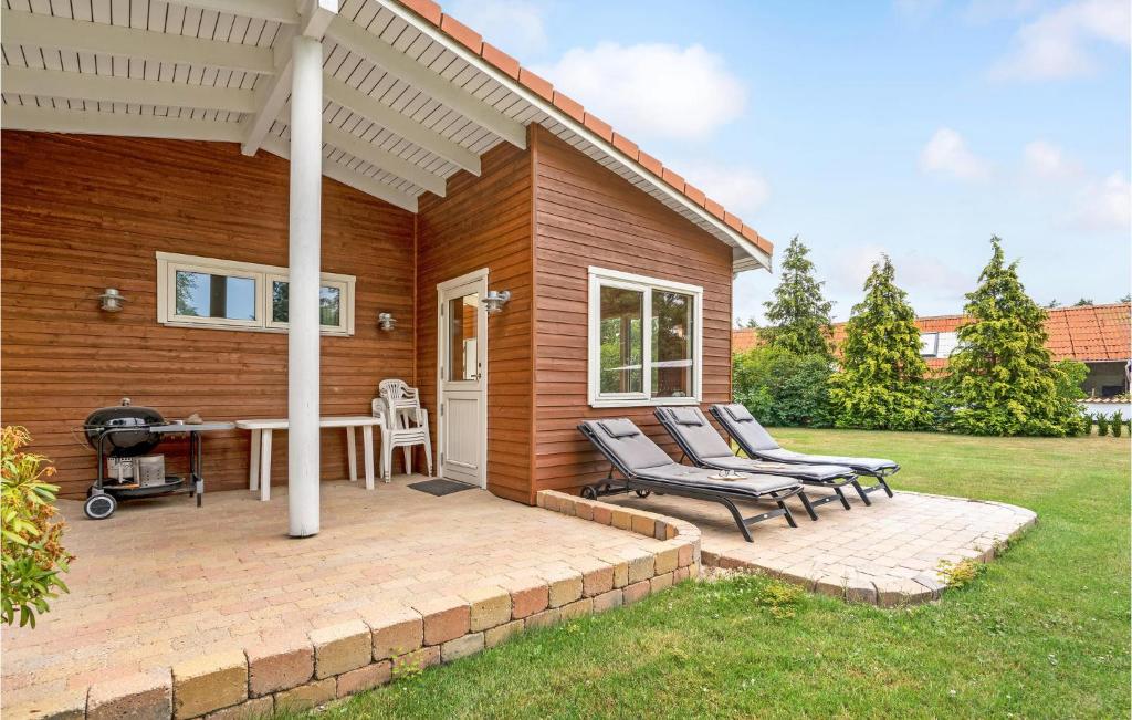 Zahrada ubytování Holiday Home Slusevej