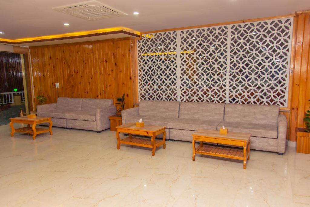 Posezení v ubytování Hotel Gyan Gauri Palace