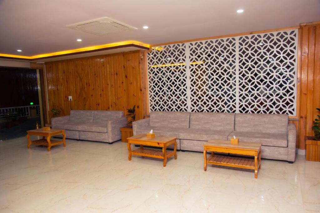 Posezení v ubytování Hotel Gyan Gauri Palace