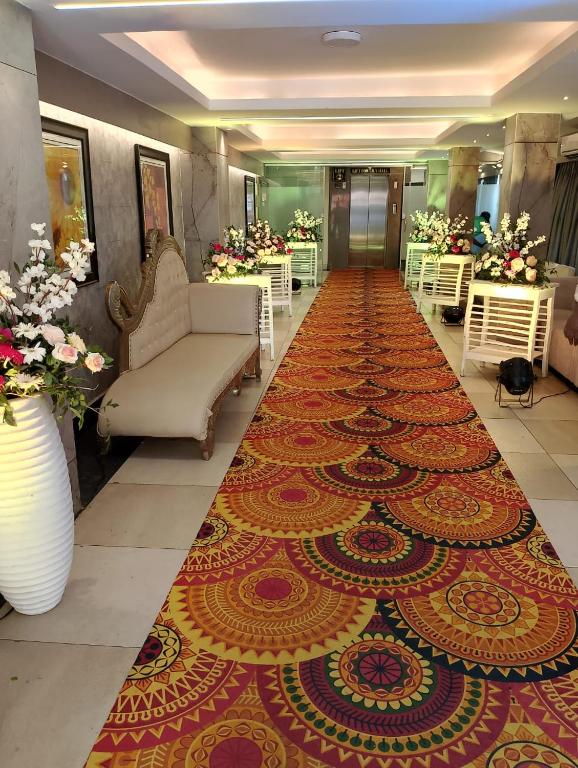 Posezení v ubytování Hotel Pushpak