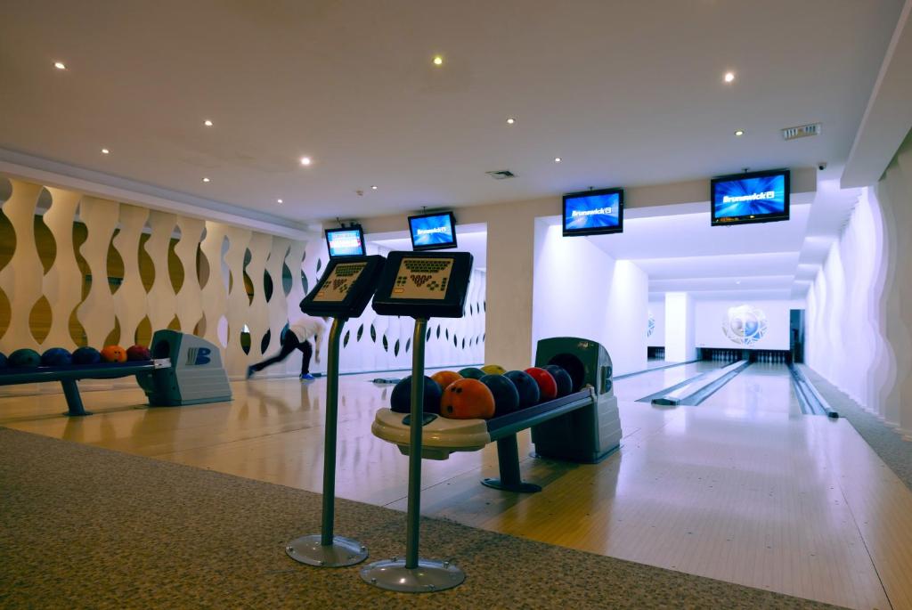 TV a/nebo společenská místnost v ubytování Marco Polo Hotel Gudauri