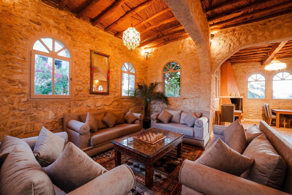 Posezení v ubytování Villa Maya