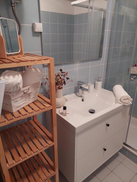 Koupelna v ubytování Delizia