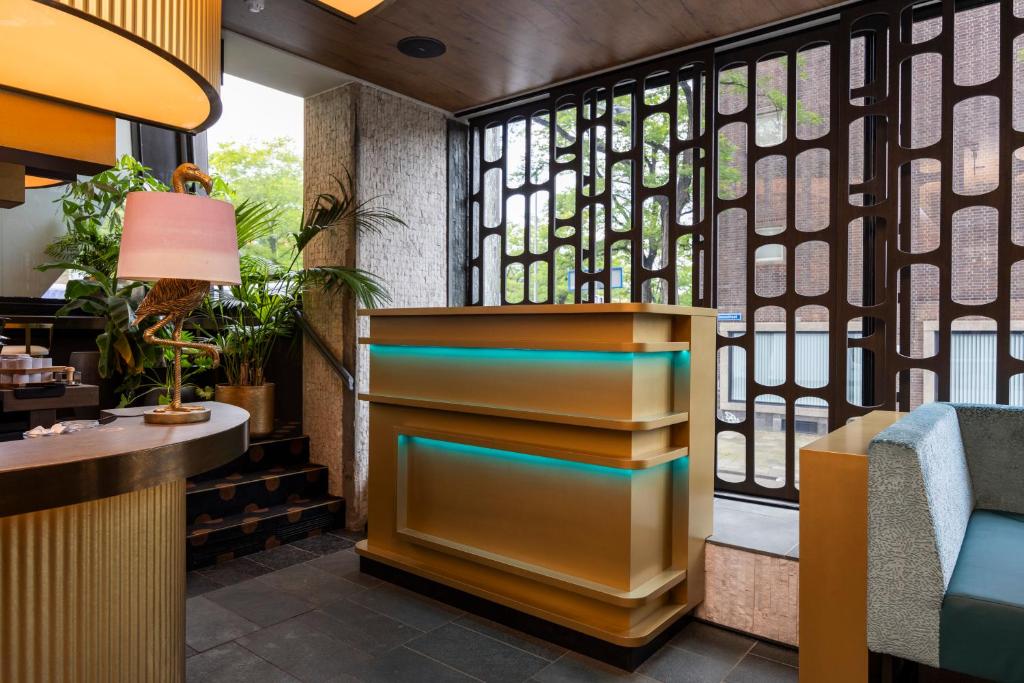 Posezení v ubytování Fletcher Boutique Hotel Slaak-Rotterdam