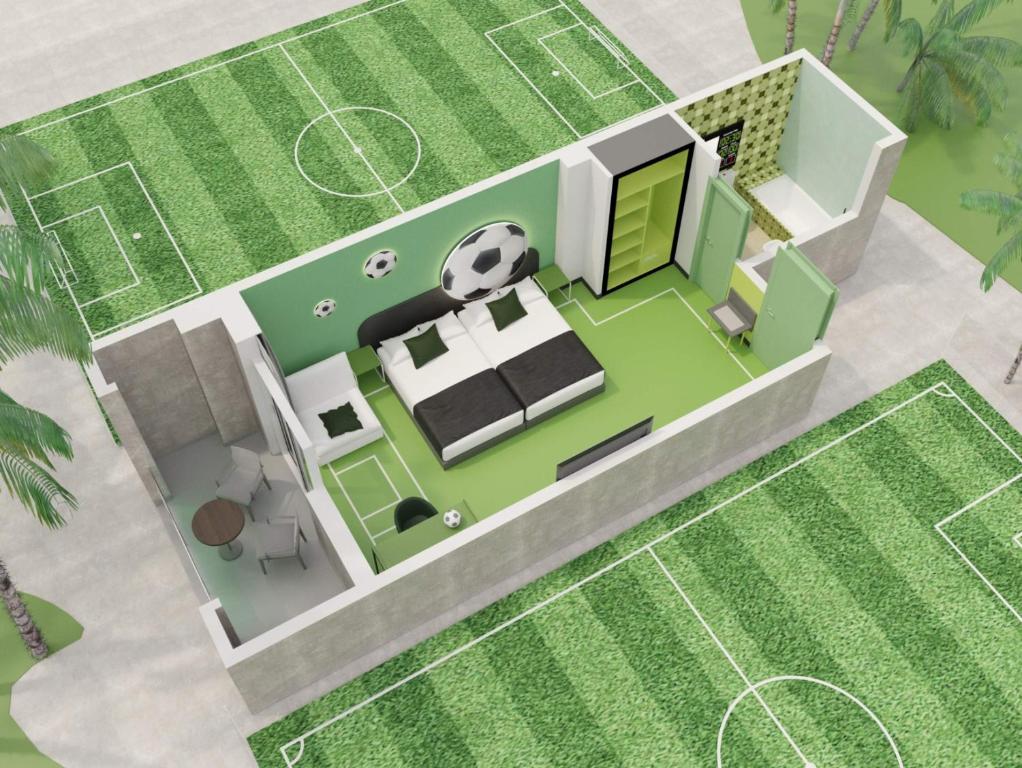 Zahrada ubytování Hotel Magic Sports 4