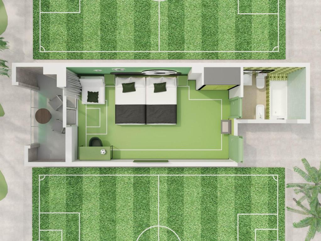 Půdorys ubytování Hotel Magic Sports 4
