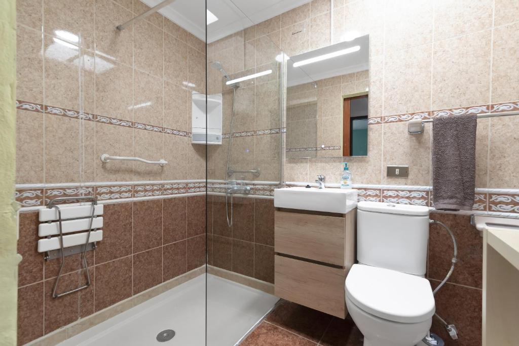 A bathroom at Casa Carmencita