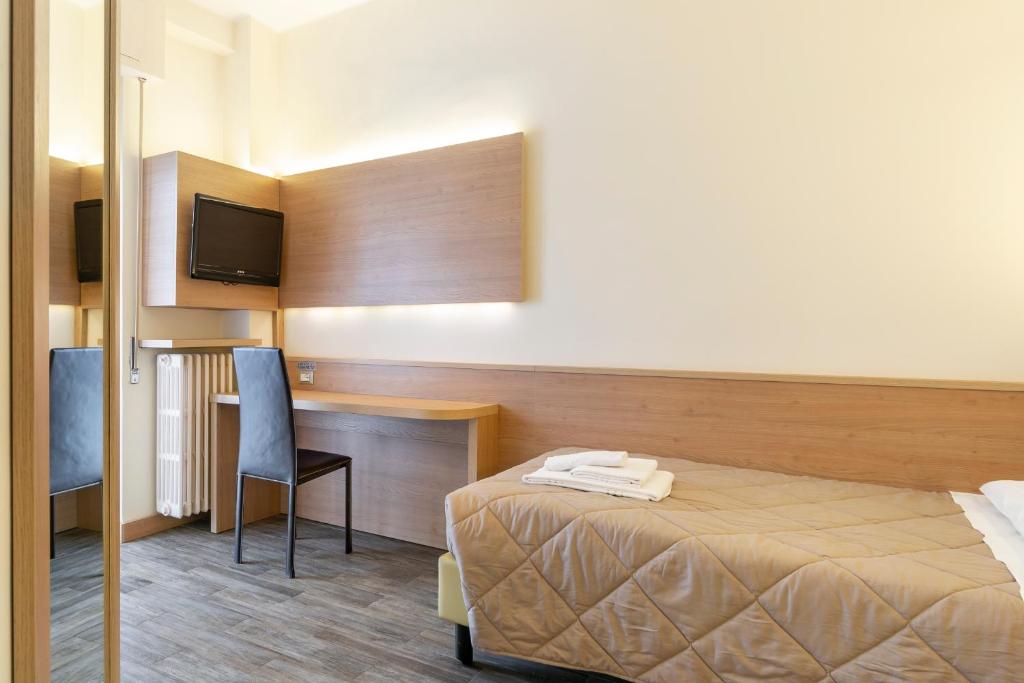 Krevet ili kreveti u jedinici u okviru objekta UniHo Hostel