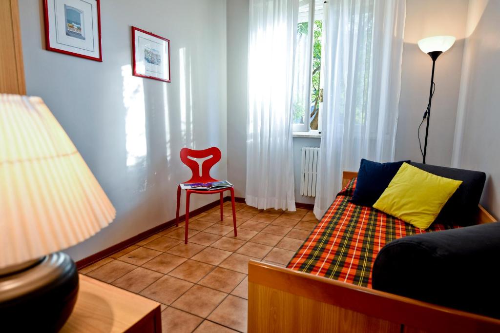 Posezení v ubytování Residence Orchidea