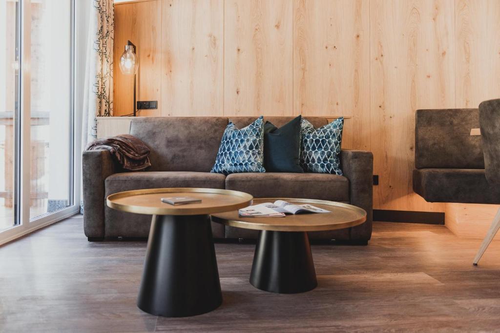 Posezení v ubytování Portis Appartements