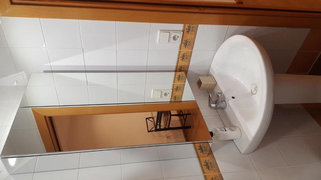 Koupelna v ubytování Apartamenticos Boggiero II