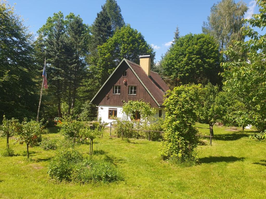 Zahrada ubytování Chata U slepé kočky