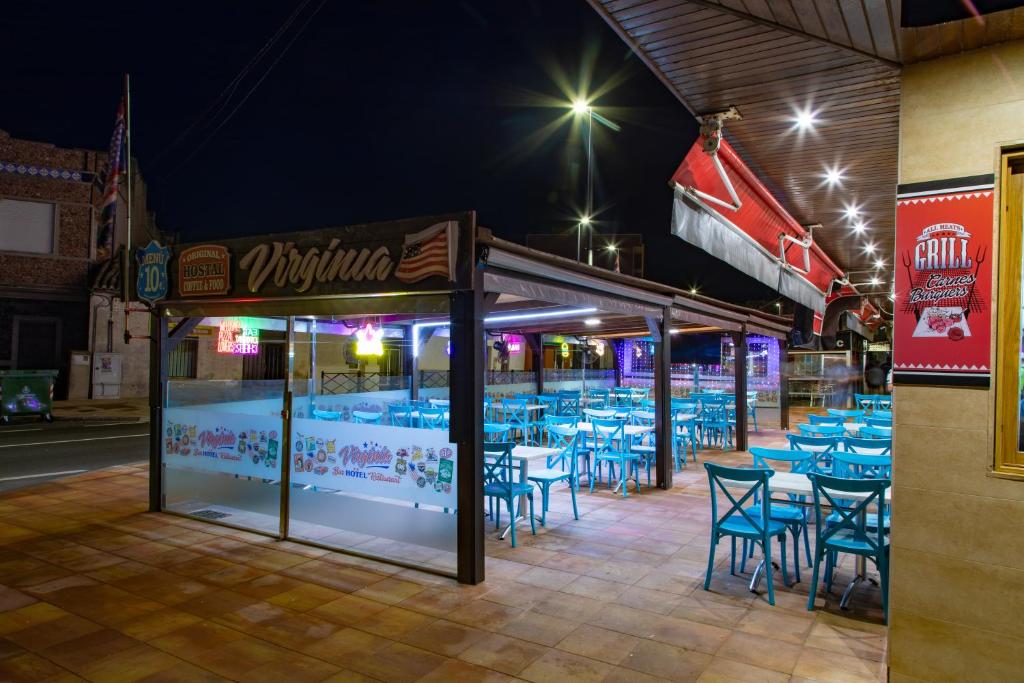 Restaurace v ubytování Hostal Virginia