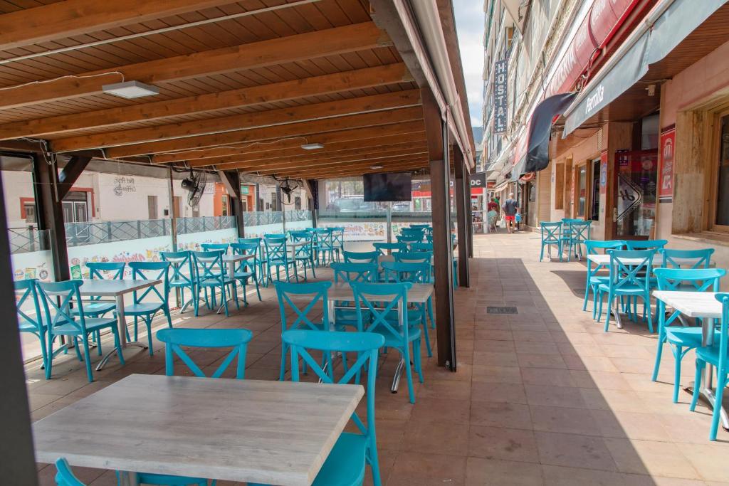Restaurace v ubytování Hostal Virginia