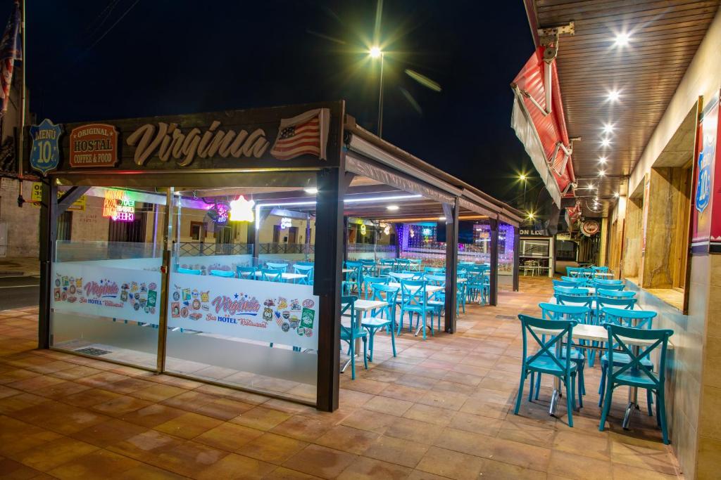 Restaurace v ubytování Hostal Virginia