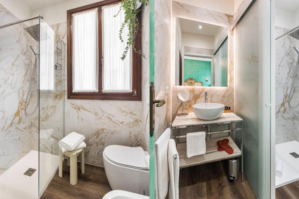 Koupelna v ubytování Hotel Ca' Alvise