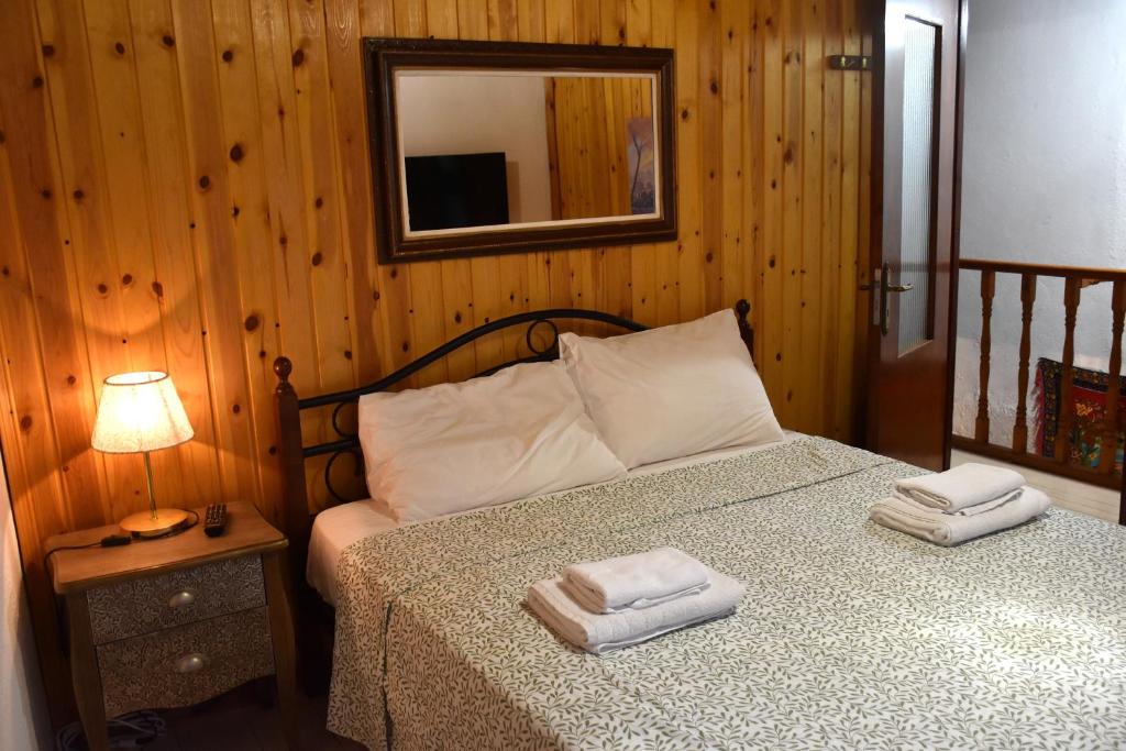 Postel nebo postele na pokoji v ubytování Kactro House