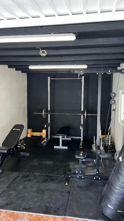 Fitness centrum a/nebo fitness zařízení v ubytování Marios House
