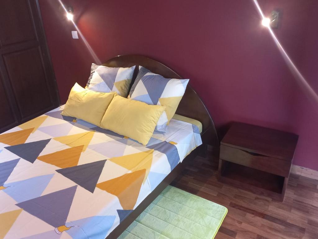 En eller flere senge i et værelse på SOTERIA apparts