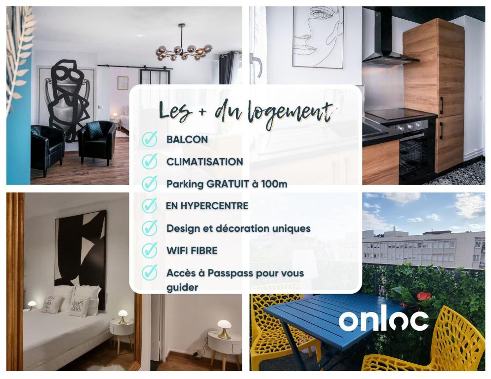 Fotografia z galérie ubytovania Au Palais des Pyrénées! Hyper centre -Clim-Balcon-Parking Gratuit v destinácii Pau