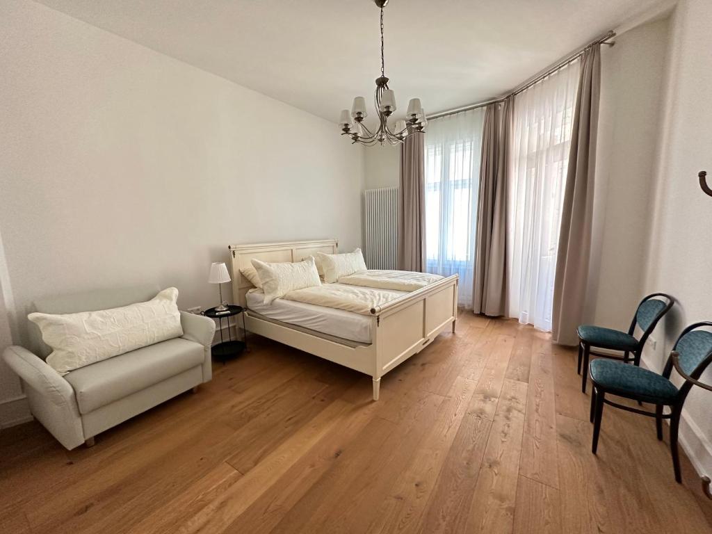 Posezení v ubytování Perkeo Apartments