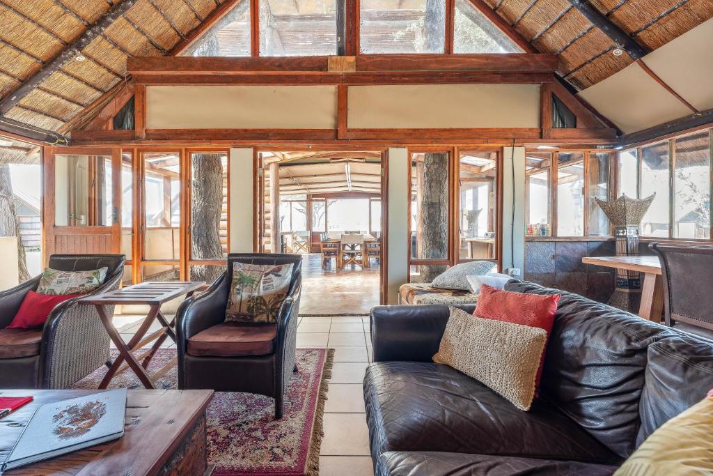 Posezení v ubytování Buffelshoek Tented Camp