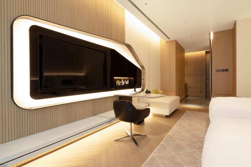 Posezení v ubytování Shenzhen Ayearn Hotel