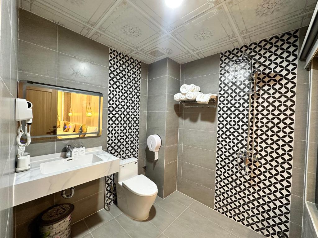 Koupelna v ubytování Hotel Phi Hùng
