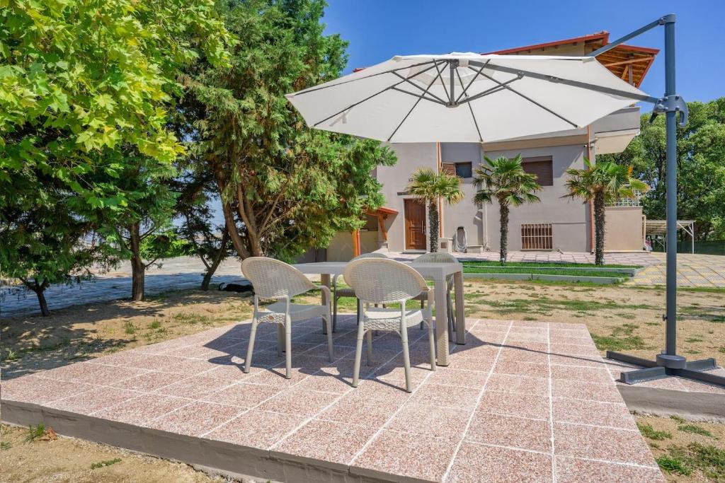 Zahrada ubytování Tasos Apartment